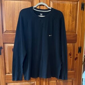 Nike Black Crew Neck Long Sleeve XL